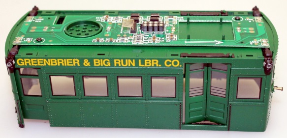 Railbus Shell - Greenbrier & Big Run ( On30 Railbus & Trailer )